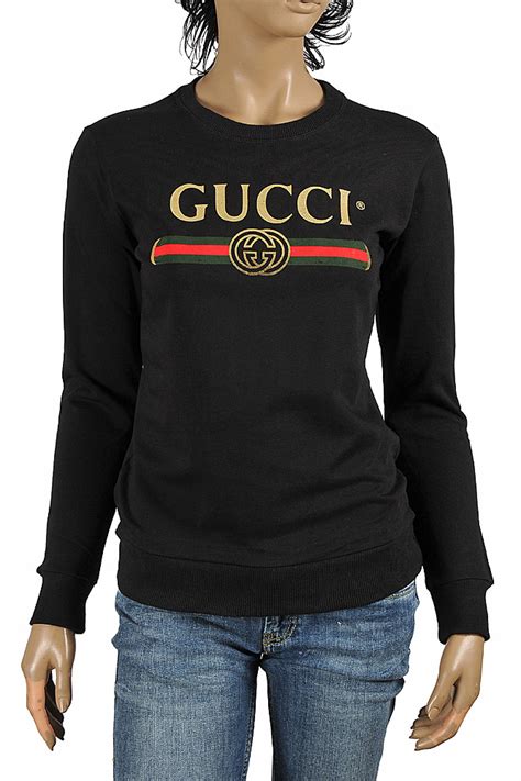 sweatshirt gucci femme|gucci sweatshirt for women.